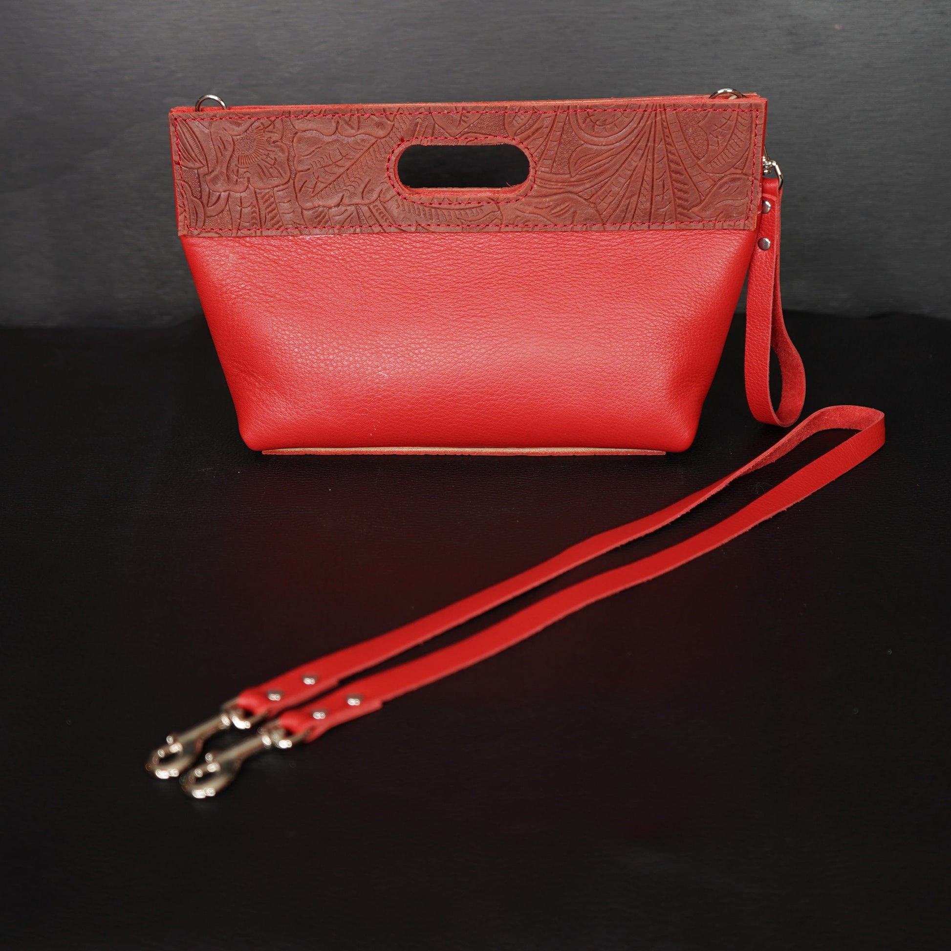 Forward Boutique Cocktail Clutch Leather Strap